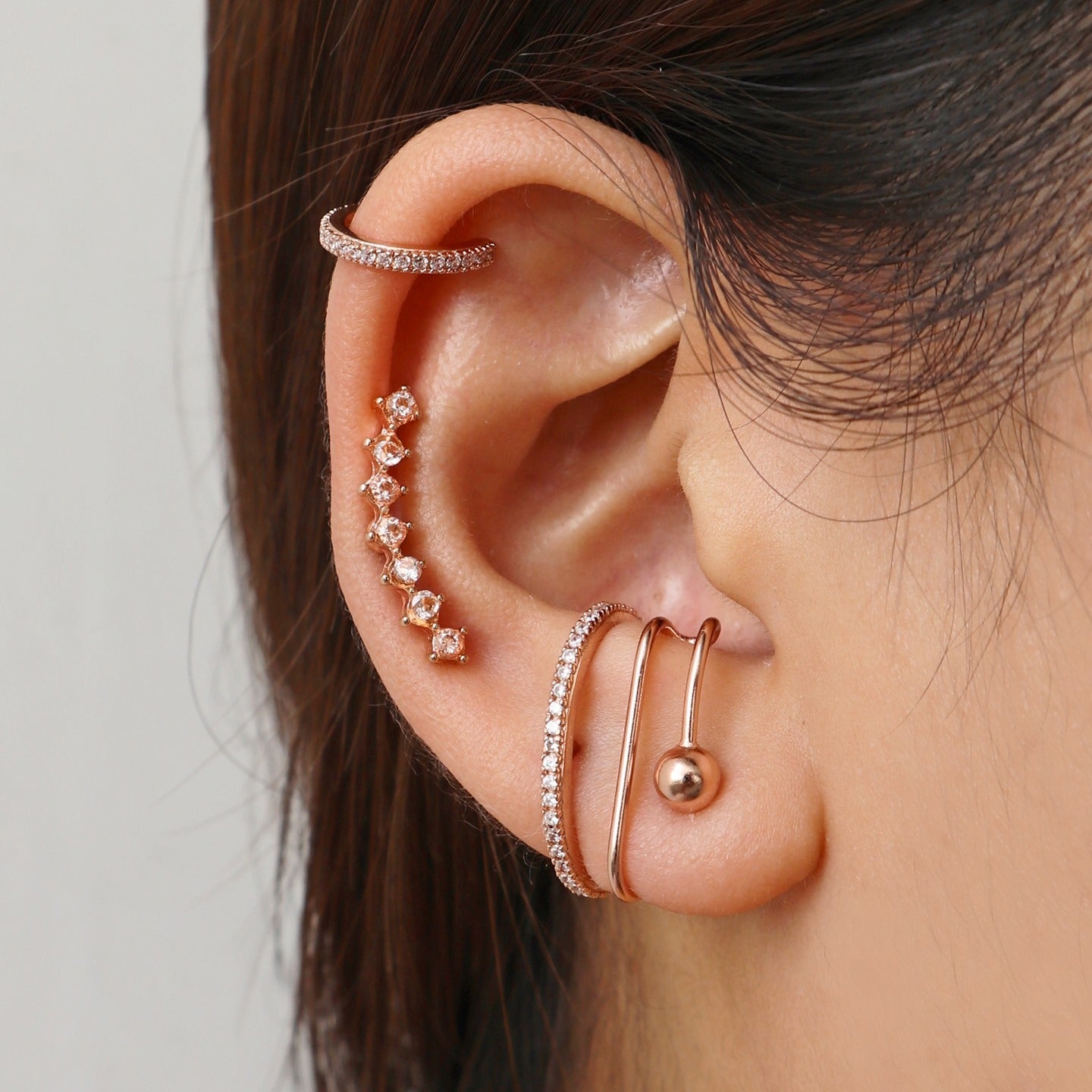 Cartilage bar store cuff